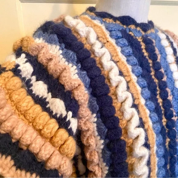 $825 RARE ✨ Ulla Johnson Runway Agostina Hand Crochet Sweater - Picture 5 of 13